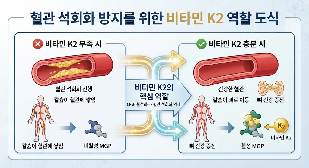 혈관 건강을 위한 비타민 K2 복용 가이드
