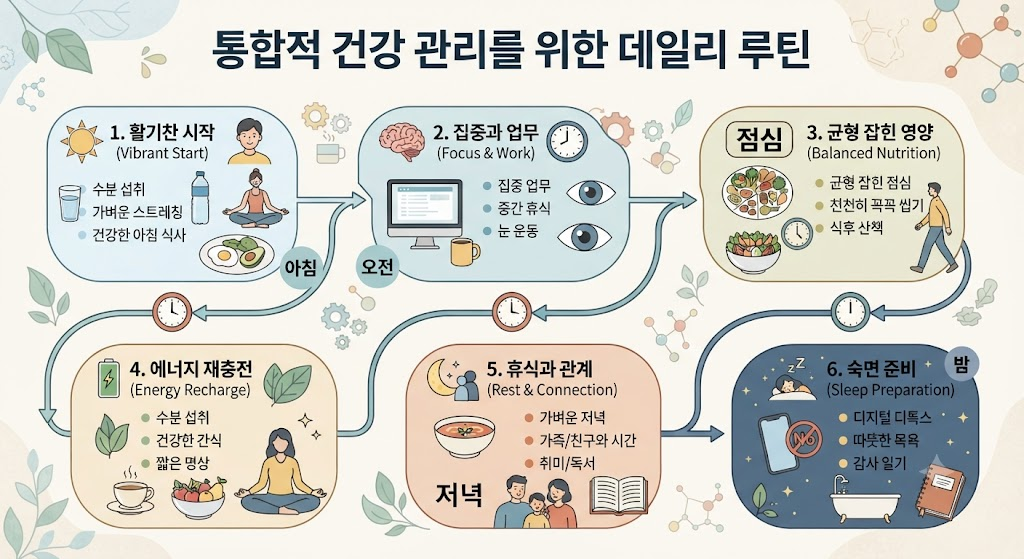 두뇌 영양제와 피부 항노화를 위한 통합적 데일리 루틴