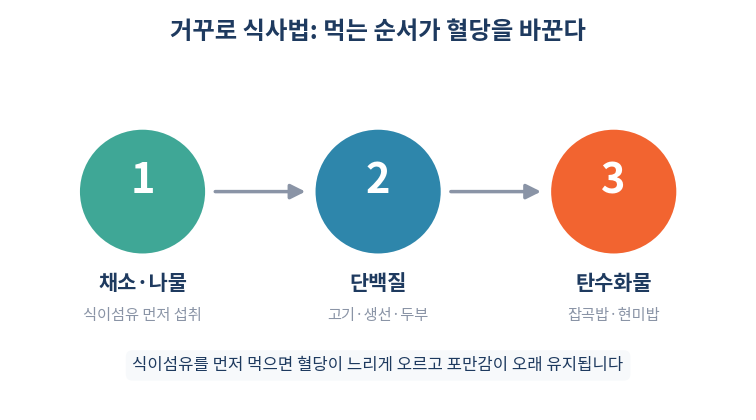 저속노화 식단 실천 전 식습관 변화 과정