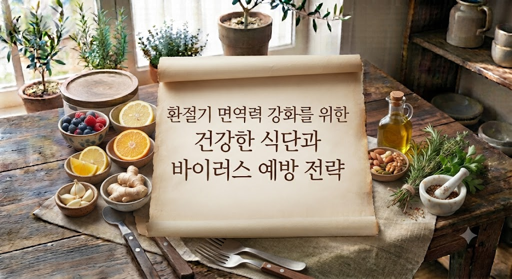 환절기 대비! 면역력 강화 식단으로 바이러스 걱정 끝내기: 내 몸의 방어력을 높이는 핵심 전략