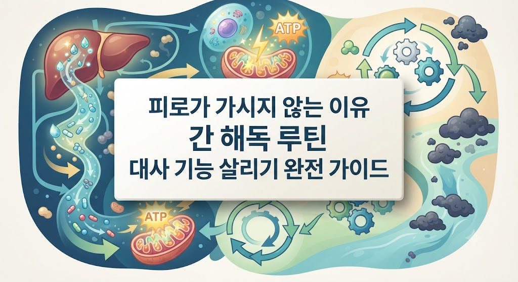 피로가 가시지 않는다면? 간 해독 루틴으로 대사 기능 살리기 완전 가이드